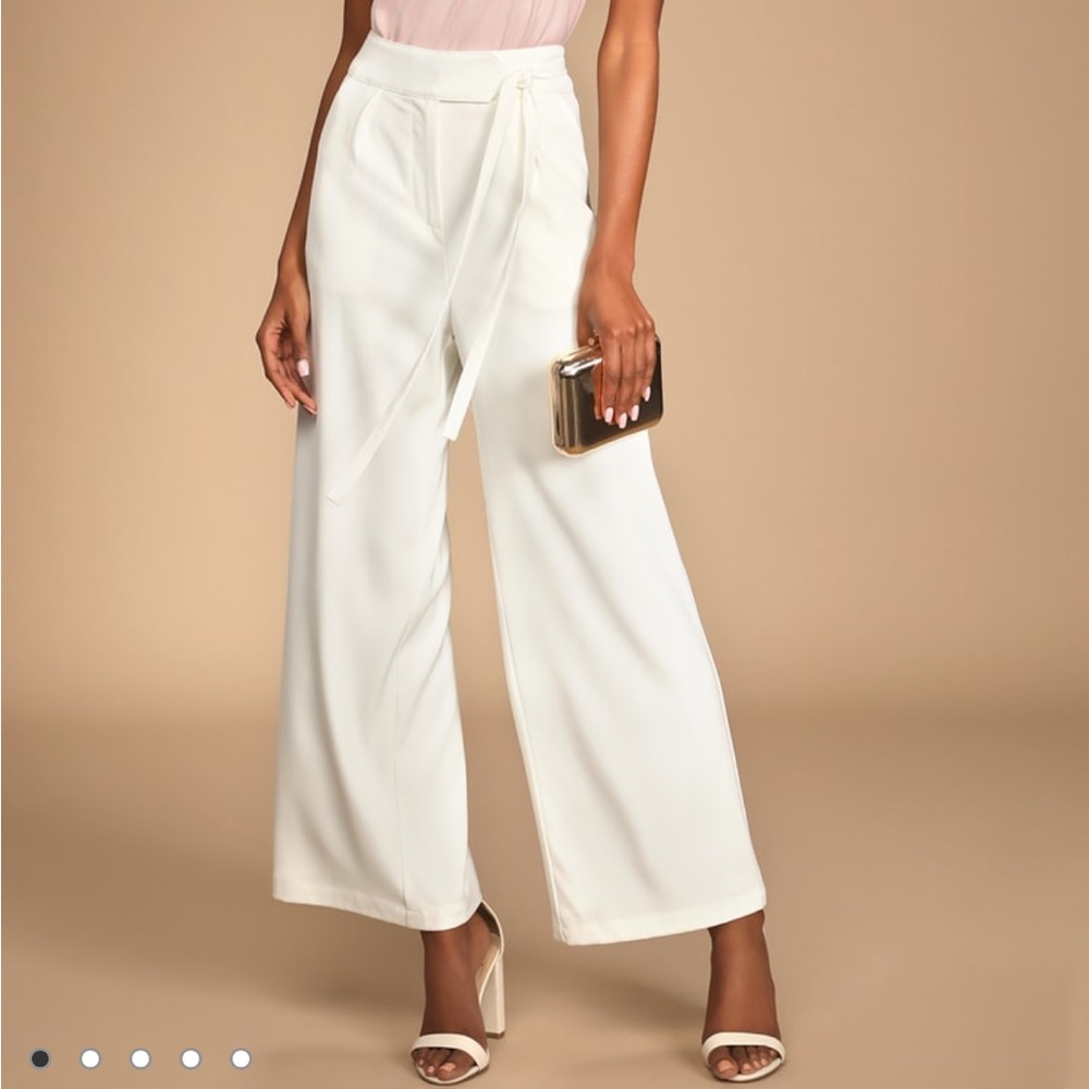 white dress pants